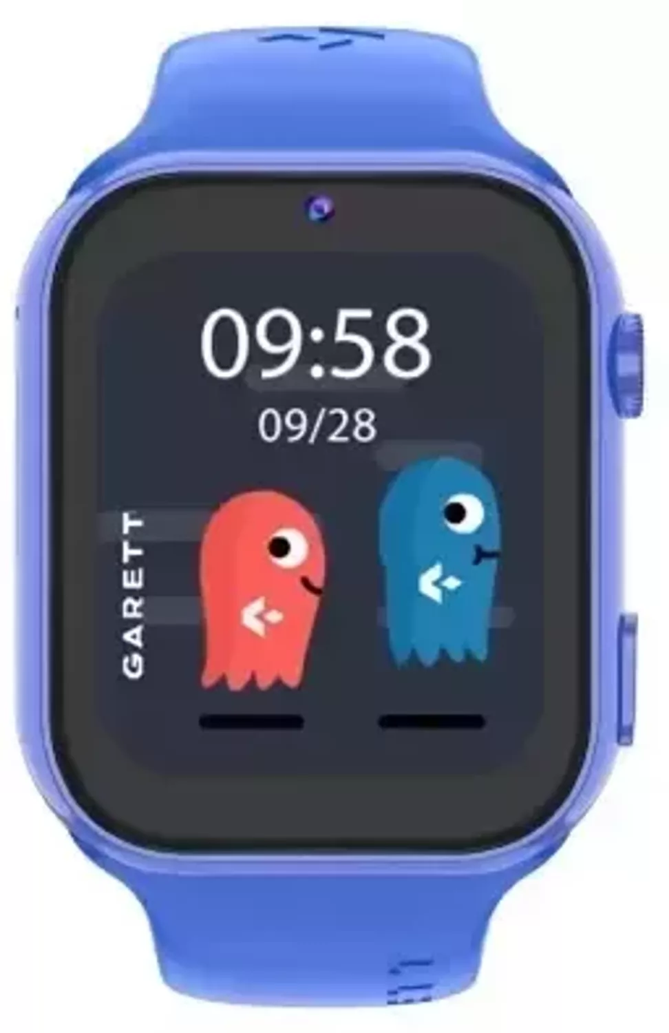 Smartwatch Garett Kids Twin 2 4G w kolorze niebieskim – lokalizacja GPS, dwie kamery, połączenia wideo i głosowe, przycisk SOS i kontrola rodzicielska. 2.webp